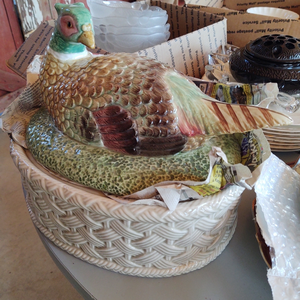 HUGE PRICE DROP!  Fitz and Floyd Pheasant Casserole